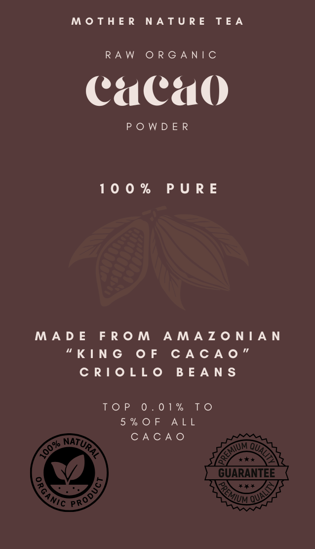 Raw Organic Pure Cacao Powder