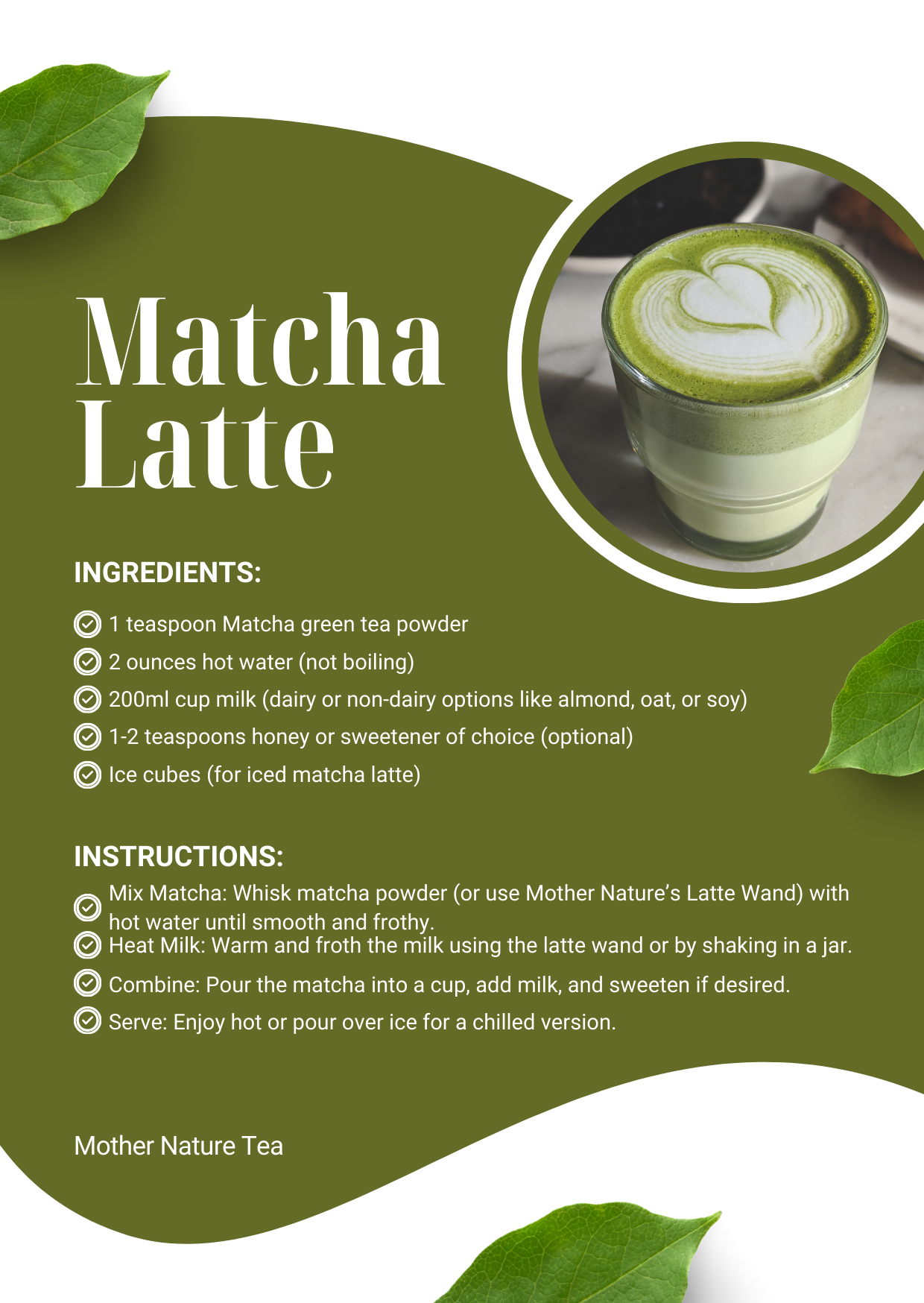 Organic Matcha Tea Powder