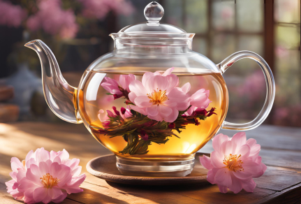 Bouquet In a Teapot Blooming Tea