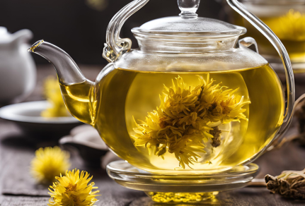 Bouquet In a Teapot Blooming Tea
