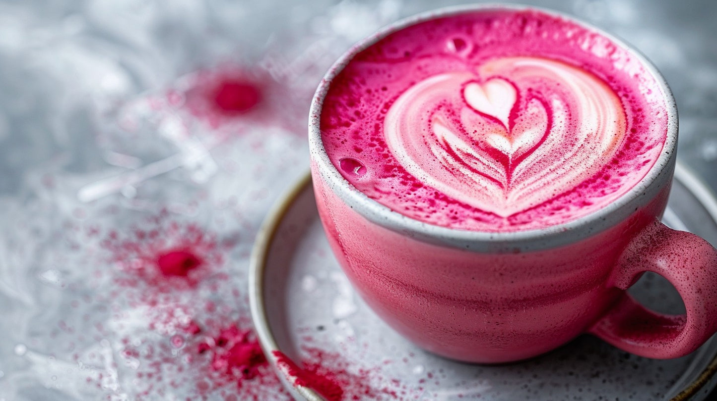 Organic Ruby Pink Latte Powder - Pink Matcha